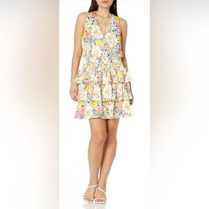 Fit & Flare Racerback Tiered Skirt Mini Dress